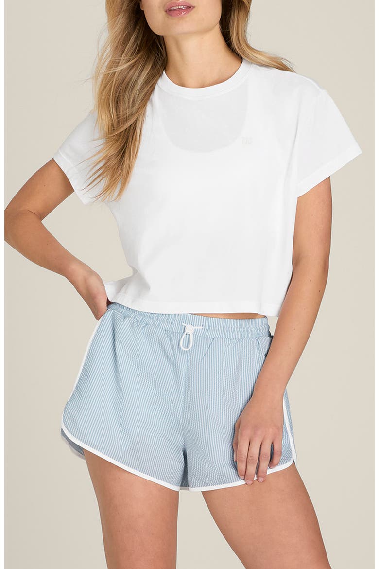 Harper Cropped T-shirt, Main, color, BRIGHT WHITE