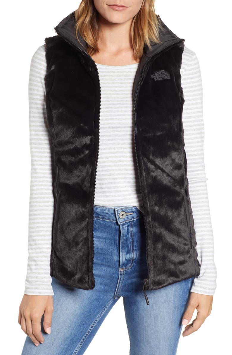 The North Face Mossbud Reversible Insulated Vest, Alternate, color, 