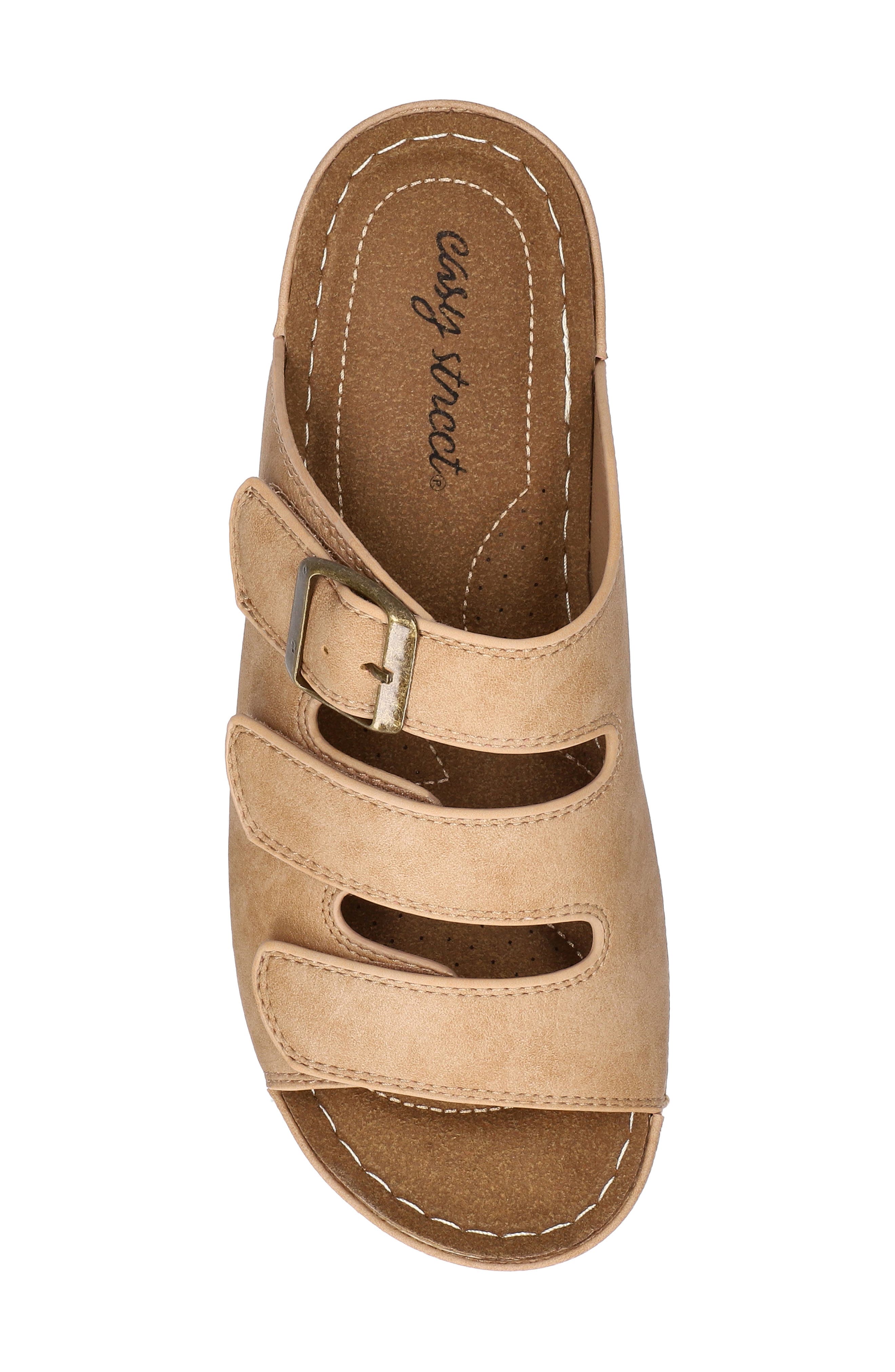 Pinterry Slide Sandal, Alternate, color, NATURAL