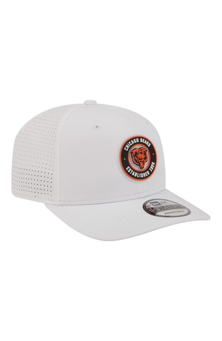 New Era Men's New Era White Chicago Bears COOLERA 9SEVENTY Adjustable Hat, Alternate, color, White