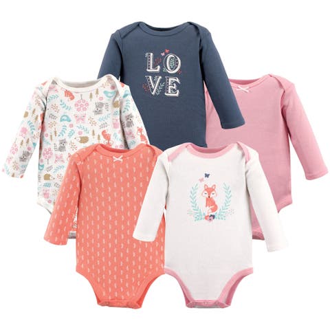 Everyday Long-Sleeve Cotton Bodysuits Bundle of 5 (Baby)