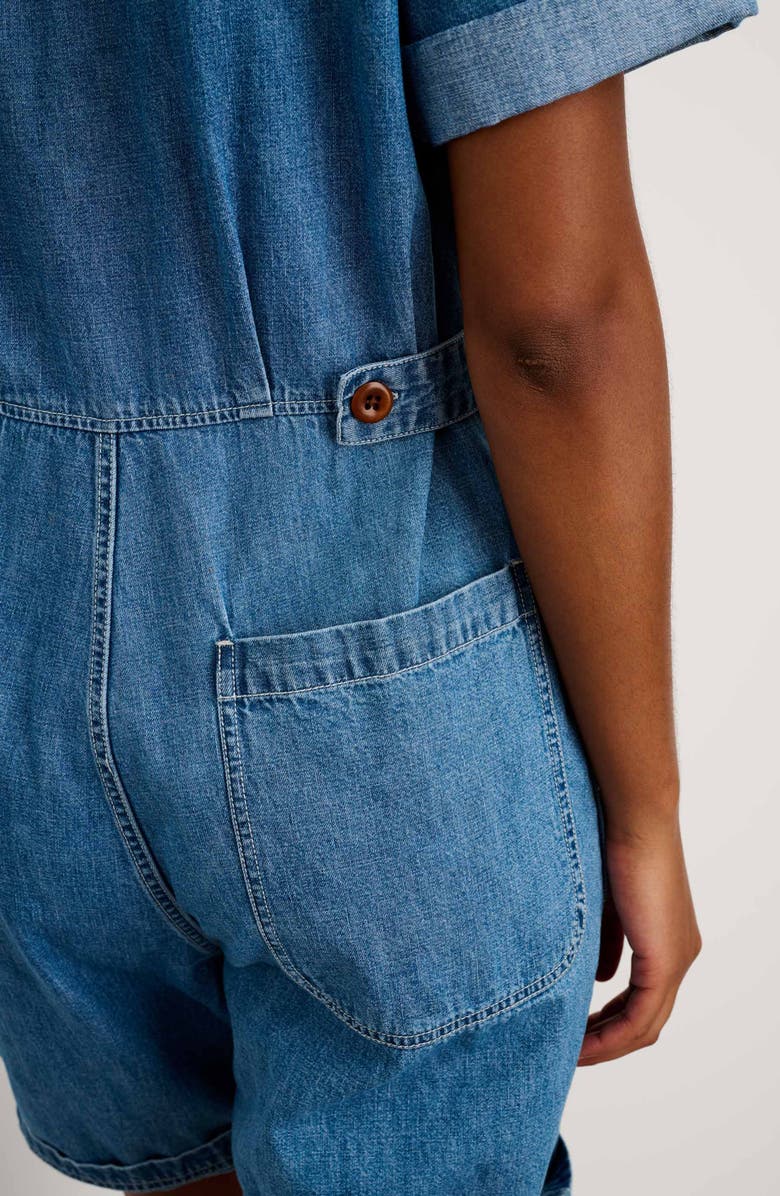 Alex Mill Standard Denim Romper, Alternate, color,