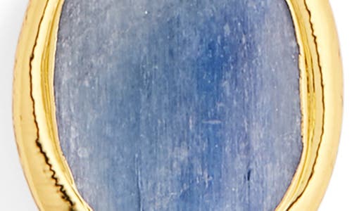 Karine Sultan Kyanite Pendant Necklace In Gold