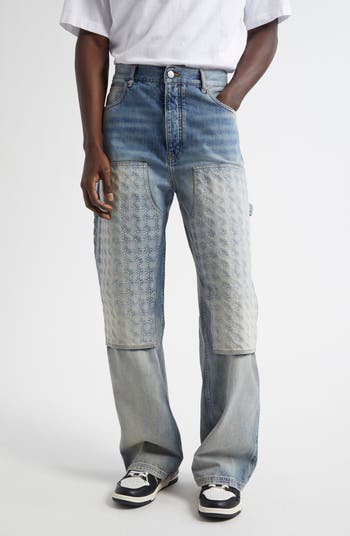 【NONCODE】(Unisex) Midio Carpenter Denim Pants PURPLE BRAND P015 Carpenter Jeans | Nordstromrack