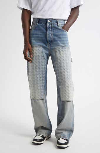 AMIRI Bandana Jacquard Straight Leg Jeans | Nordstrom AMIRI Bandana Jacquard Straight Leg Jeans | Nordstrom