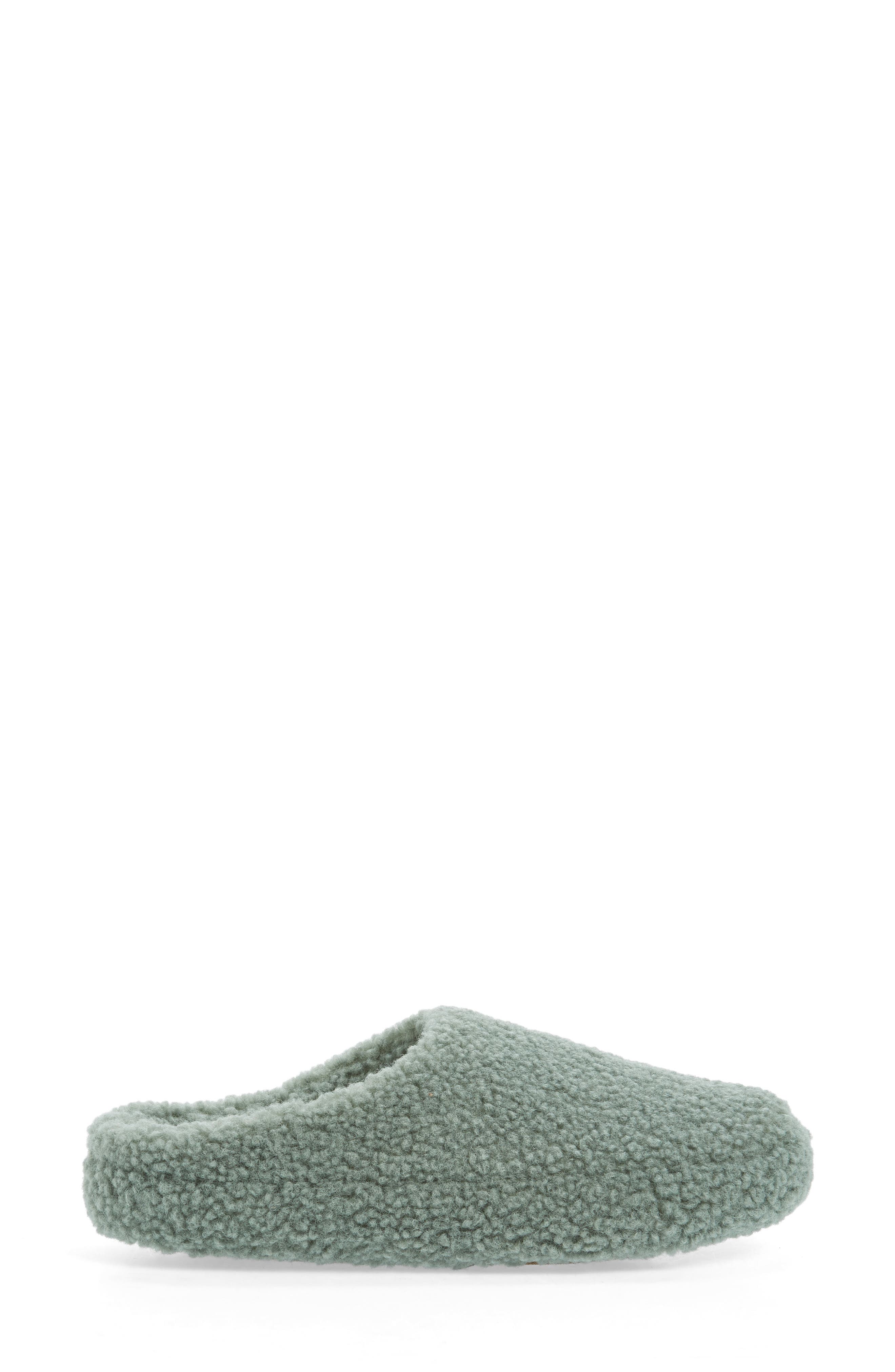 Madewell Faux Shearling Scuff Slippers, Alternate, color, 
