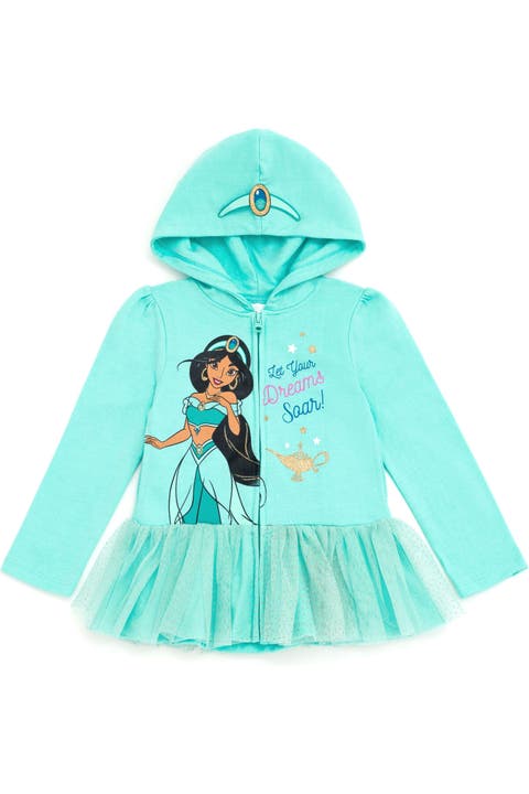 Princess Zip-Up Hooded Sweatshirt