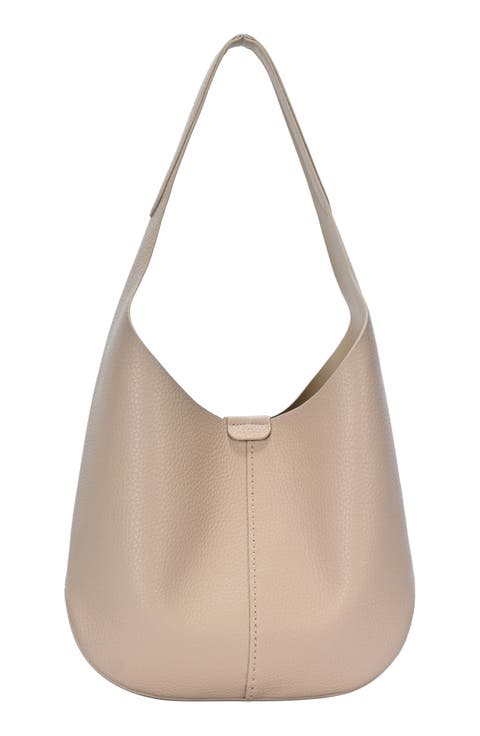 Slouch Shoulder Bag with Removable Pouch