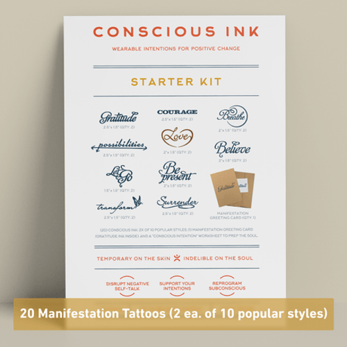 Conscious Ink Original Starter Kit In White