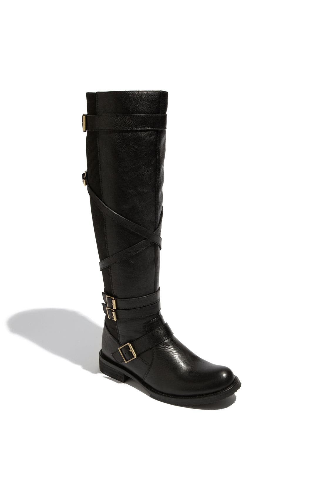 'Kira' Riding Boot, Main, color, BLACK
