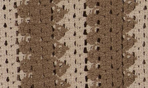 Truth Open Stitch Button-up Shirt In Brown