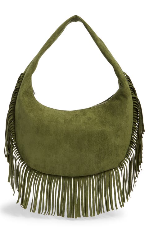 Fringe Hobo Bag