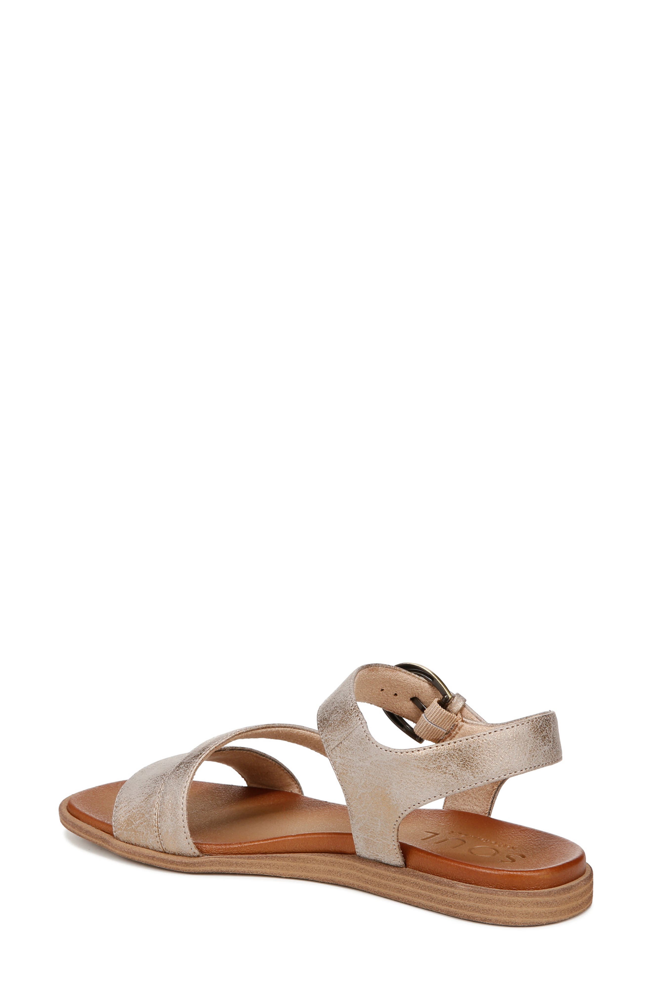 SOUL NATURALIZER Jayvee Sandal, Alternate, color, Metallic Mauve Faux Leather