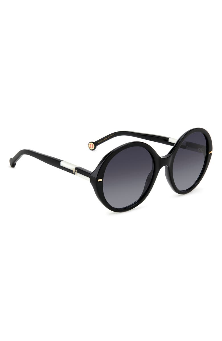 Carolina Herrera 55mm Round Sunglasses, Alternate, color,