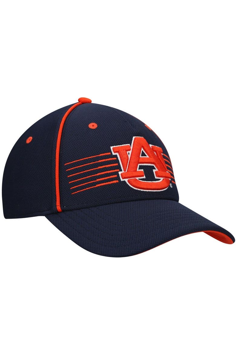 Men's Under Armour Navy Auburn Tigers Iso-Chill Blitzing Accent Flex Hat, Alternate, color, Navy