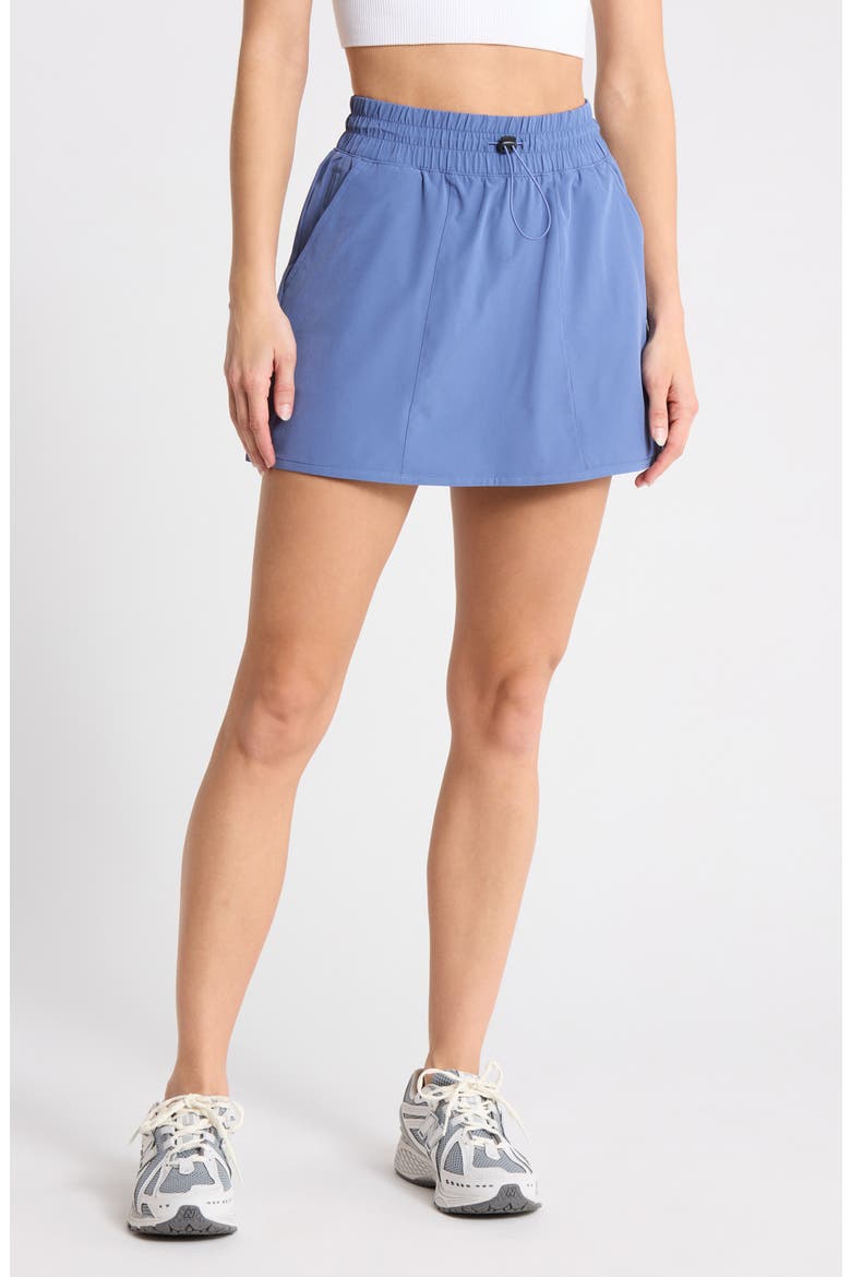 Lightstreme Seersucker Hiking Shorts, Main, color, FOREVER DENIM