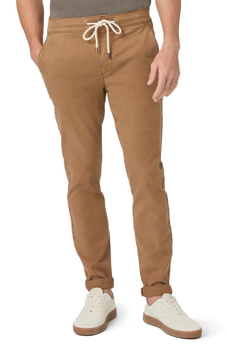 PAIGE Fraser Drawstring Brushed Twill Pants, Main, color, 