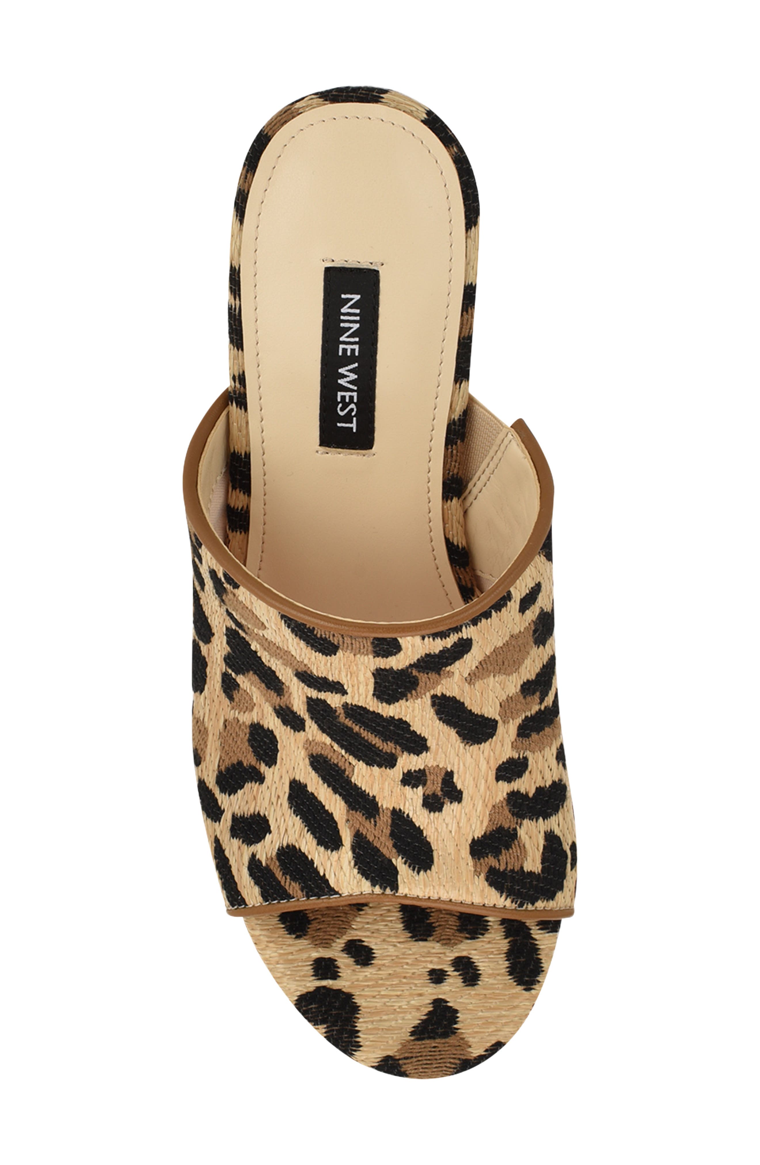 Nine West Olley Platform Slide Sandal, Alternate, color, 