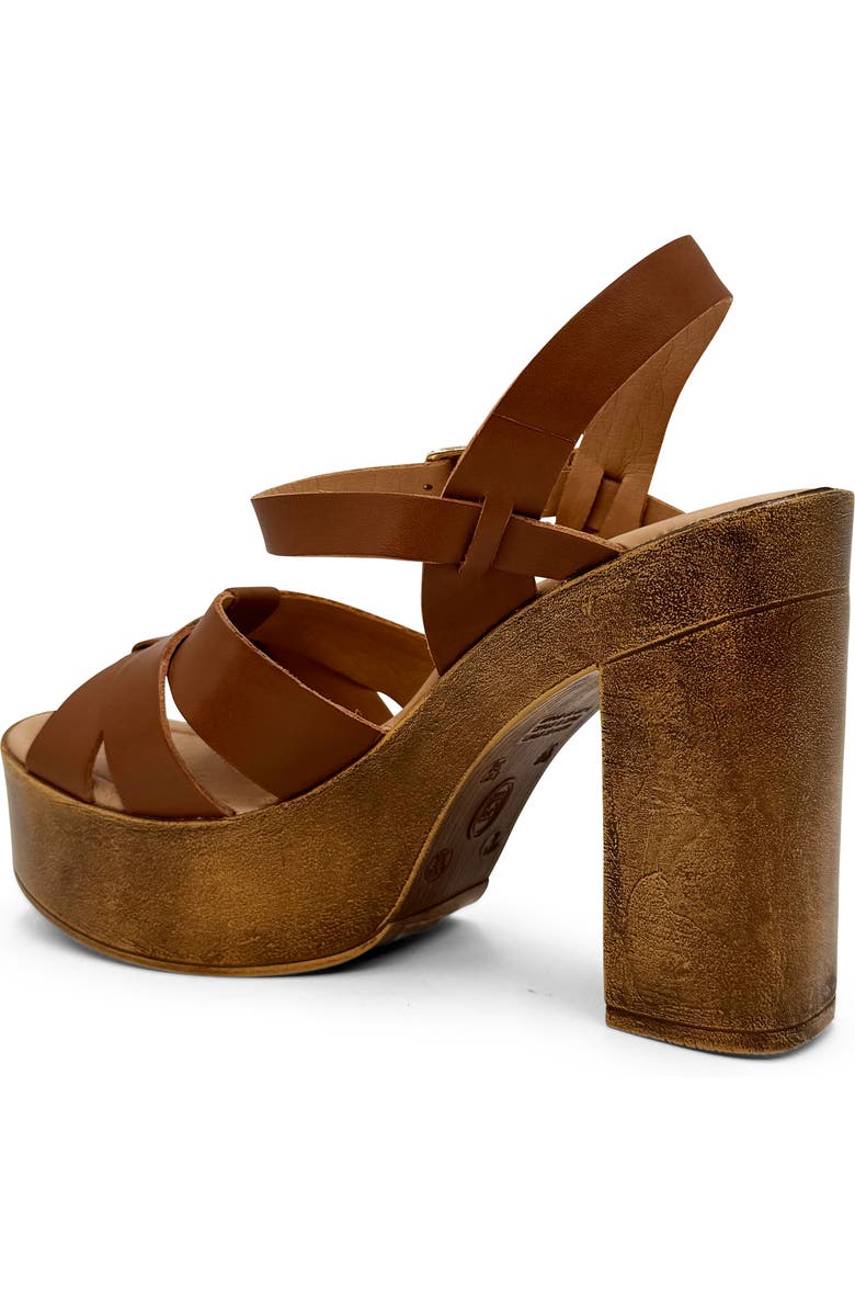 CHELSEA CREW Hollie Platform Sandal, Alternate, color, Tan Leather