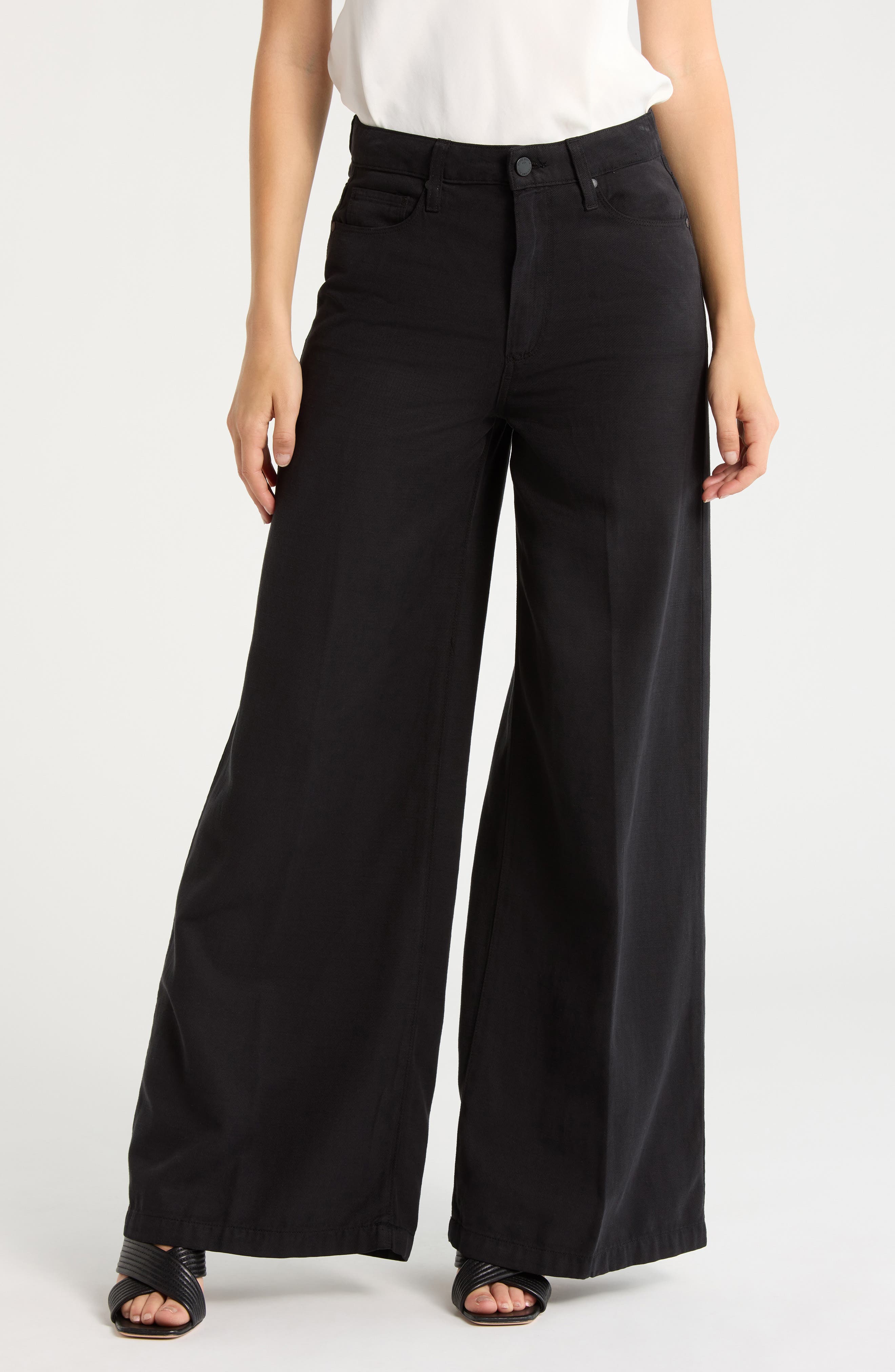 PAIGE Lennin High Waist Wide Leg Jeans