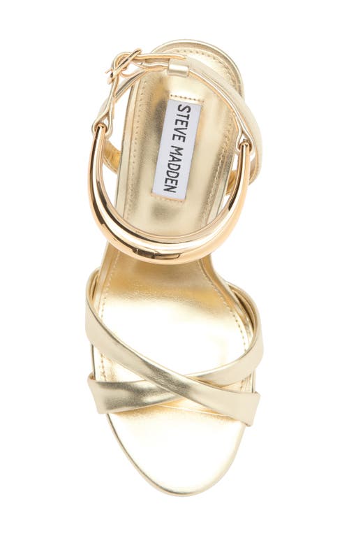 Steve Madden Dianna Sandal In Gold