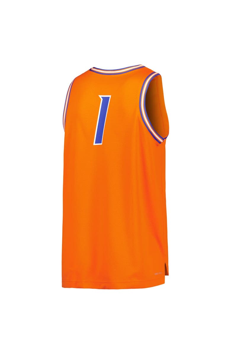 Nike Men's Nike #0 Orange Boise State Broncos Retro Replica Basketball Jersey, Alternate, color, Orange
