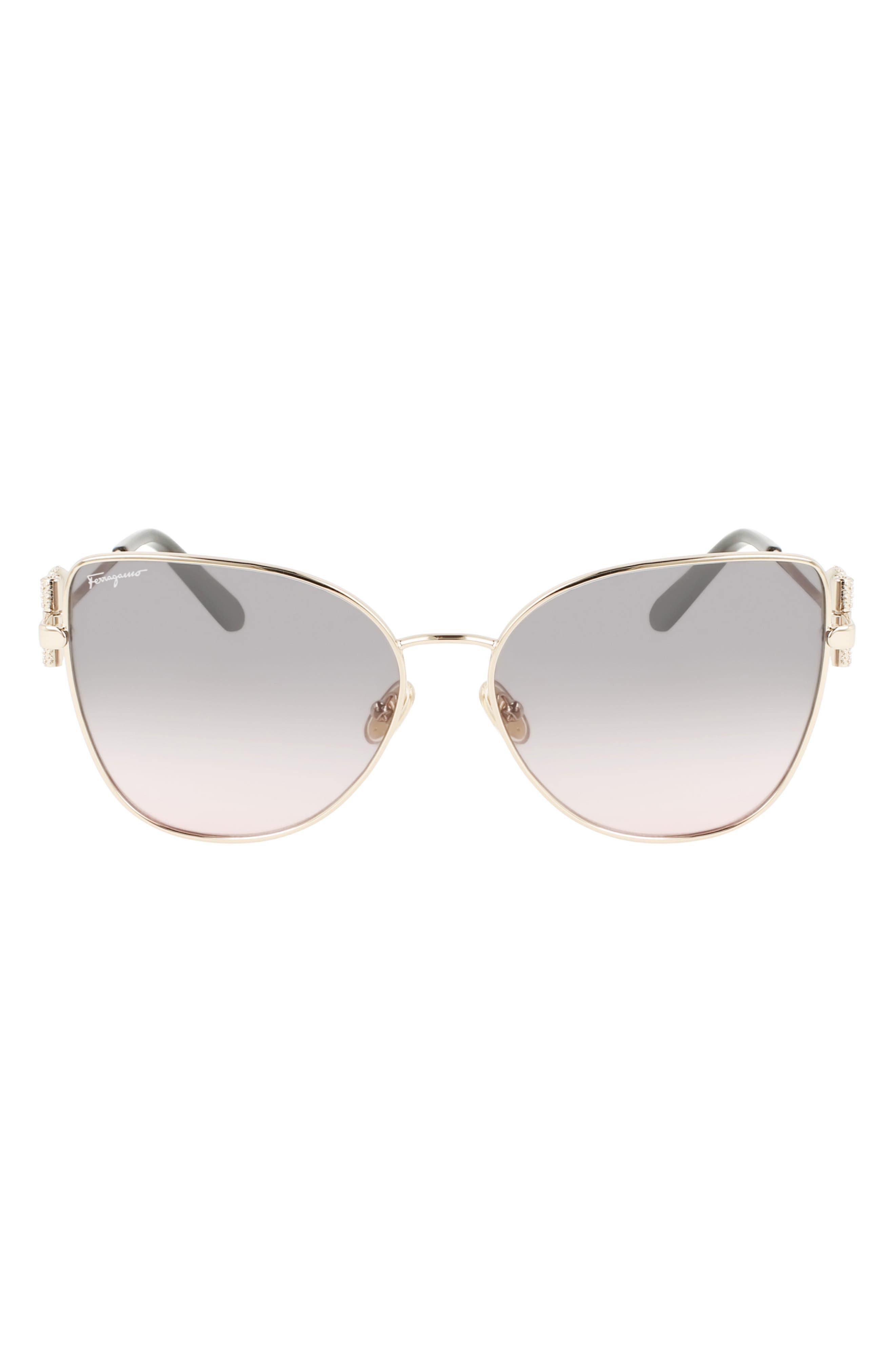 FERRAGAMO 60mm Gradient Cat Eye Sunglasses