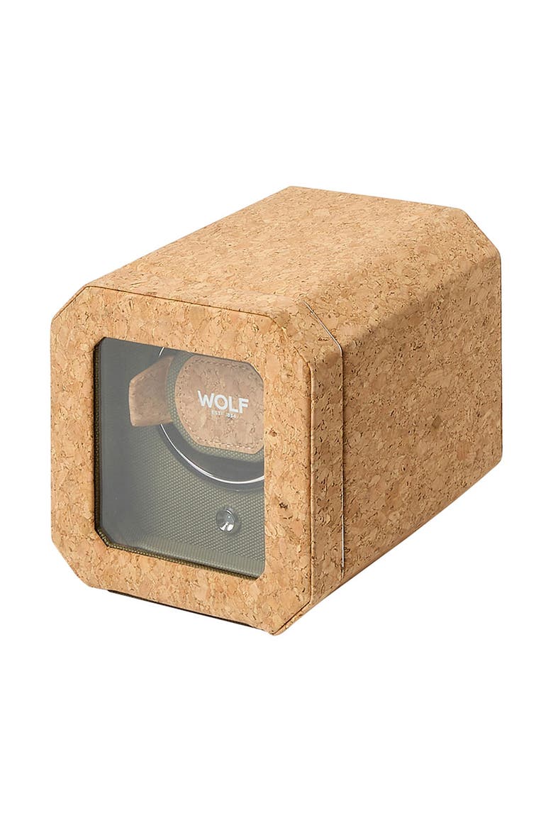 Cortica Single Watch Winder, Alternate, color, Cork