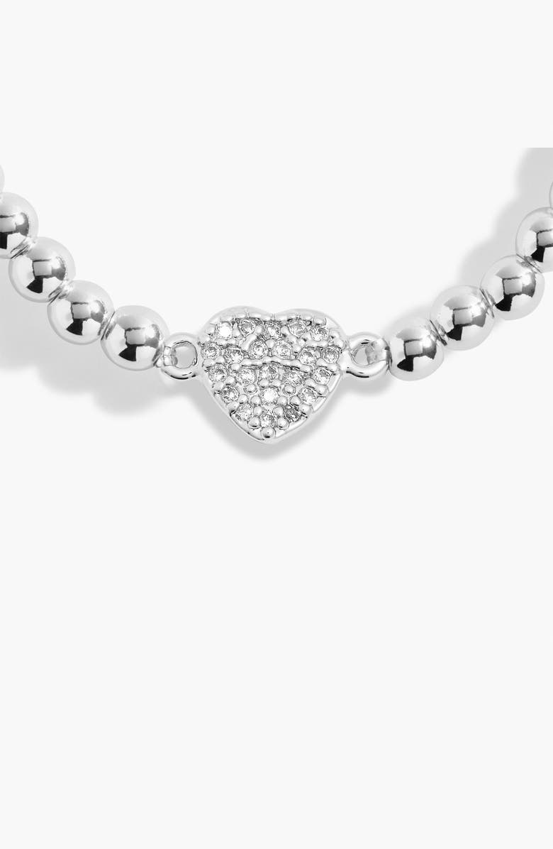 A Littles & Co A Little 'Happy 21st' Bracelet, Alternate, color, Metallic Silver