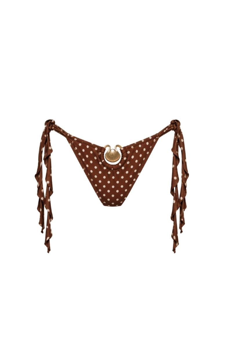 Ivy Swimwear Violetta Bikini Bottom, Main, color, Brown
