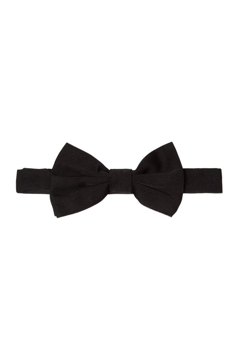 Walter Grosgrain Pre-Tied Bow Tie, Main, color, Black