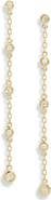 Meira T Diamond Bezel Chain Earrings