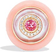 Campbell + Charlotte Evolve Stone Inlay Cocktail Ring