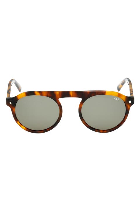 49mm Pilot Sunglasses