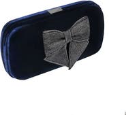 Serena Uziyel Fiocco Velvet Clutch