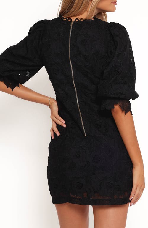 Petal And Pup Petal & Pup Catherine Lace Minidress In Black