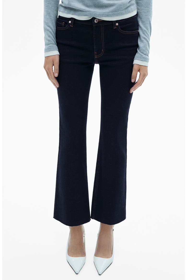 Sienna Crop Flare Jeans, Main, color, OPEN BLUE