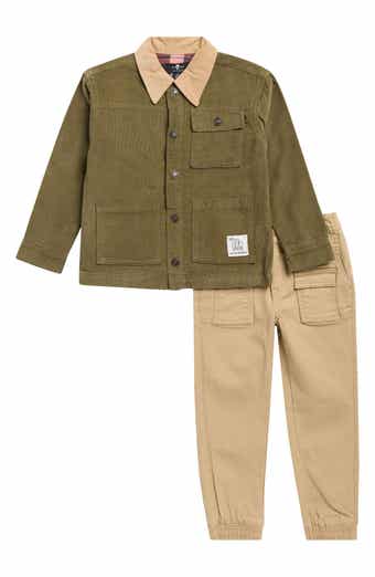 Kids' Corduroy Jacket & Jogger Pants Set