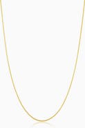 Oradina 14K Gold Caesar Adjustable Chain