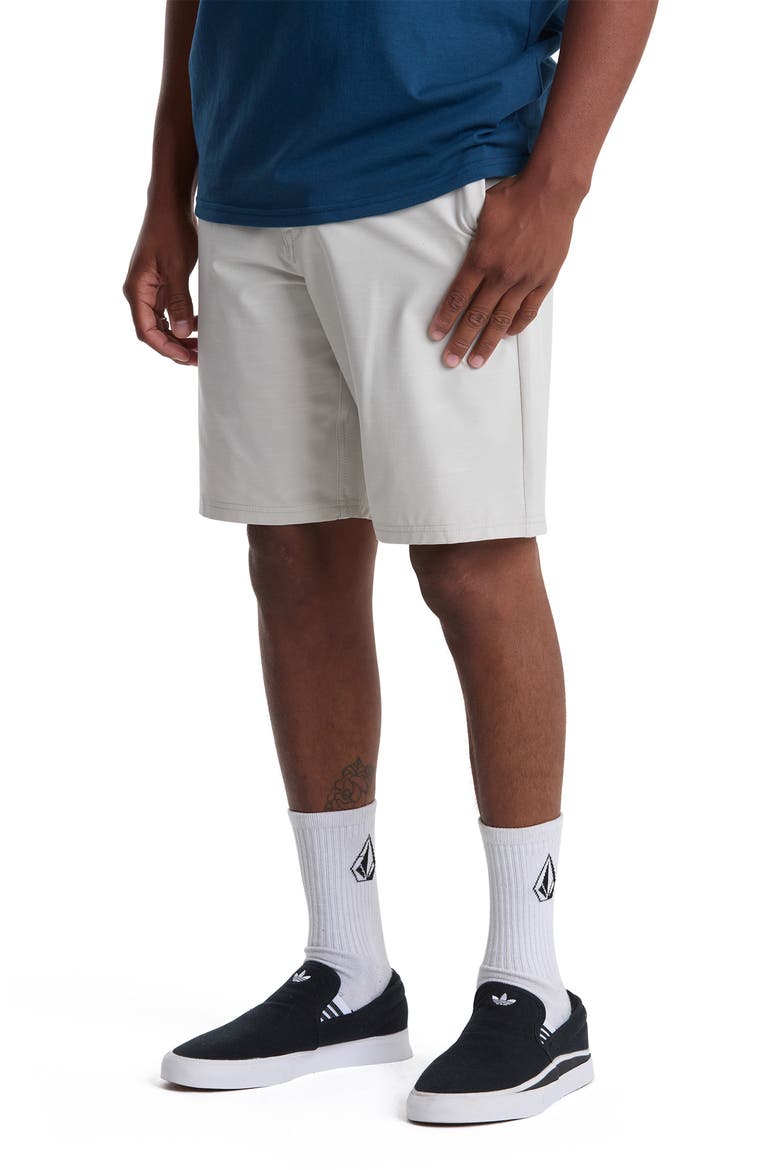 Slub Frickin Cross Shred Shorts, Alternate, color, STONE