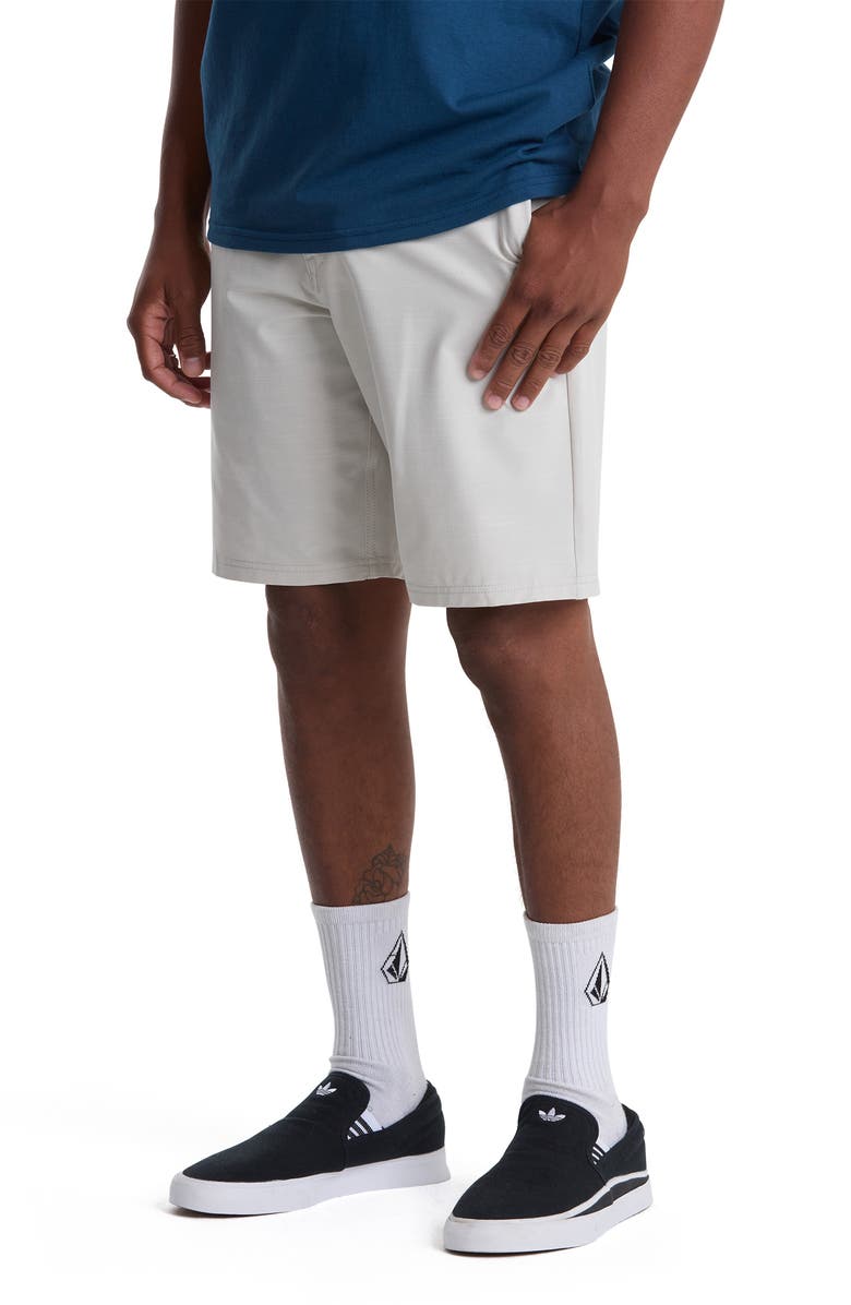 Volcom Slub Frickin Cross Shred Shorts, Alternate, color, Stone