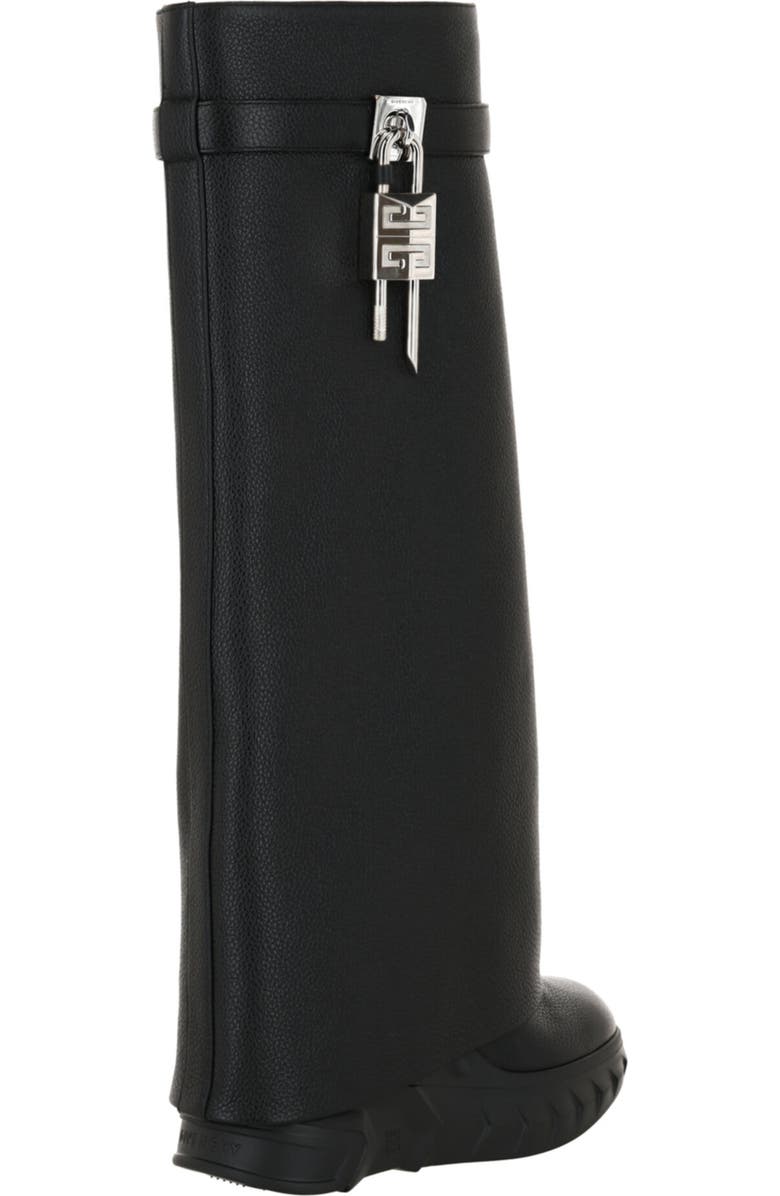 Givenchy Shark Lock Pant Shaft Leather Biker Boot, Alternate, color,