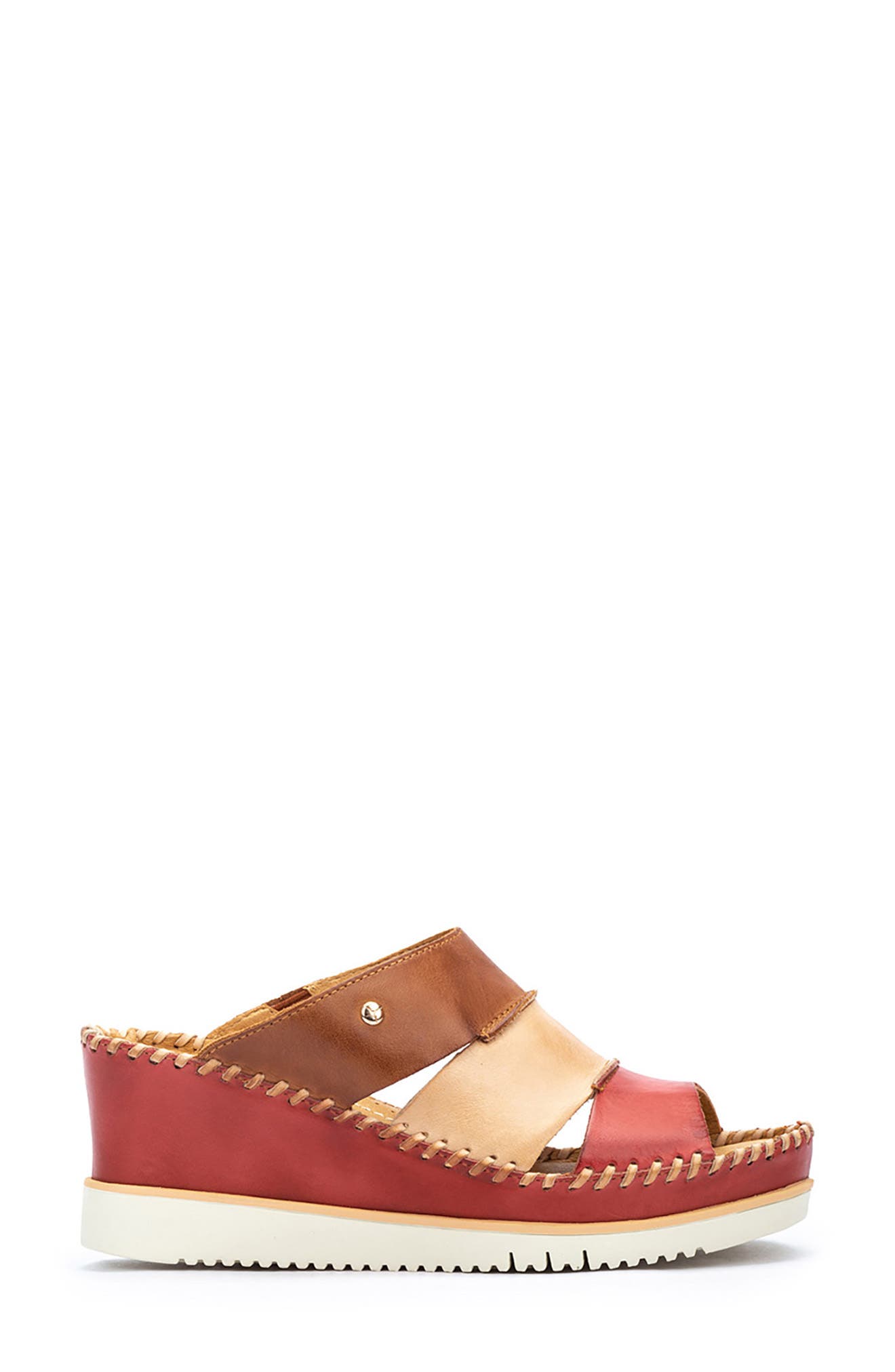 Aguadulce Strappy Wedge Sandal, Alternate, color, CHERRY