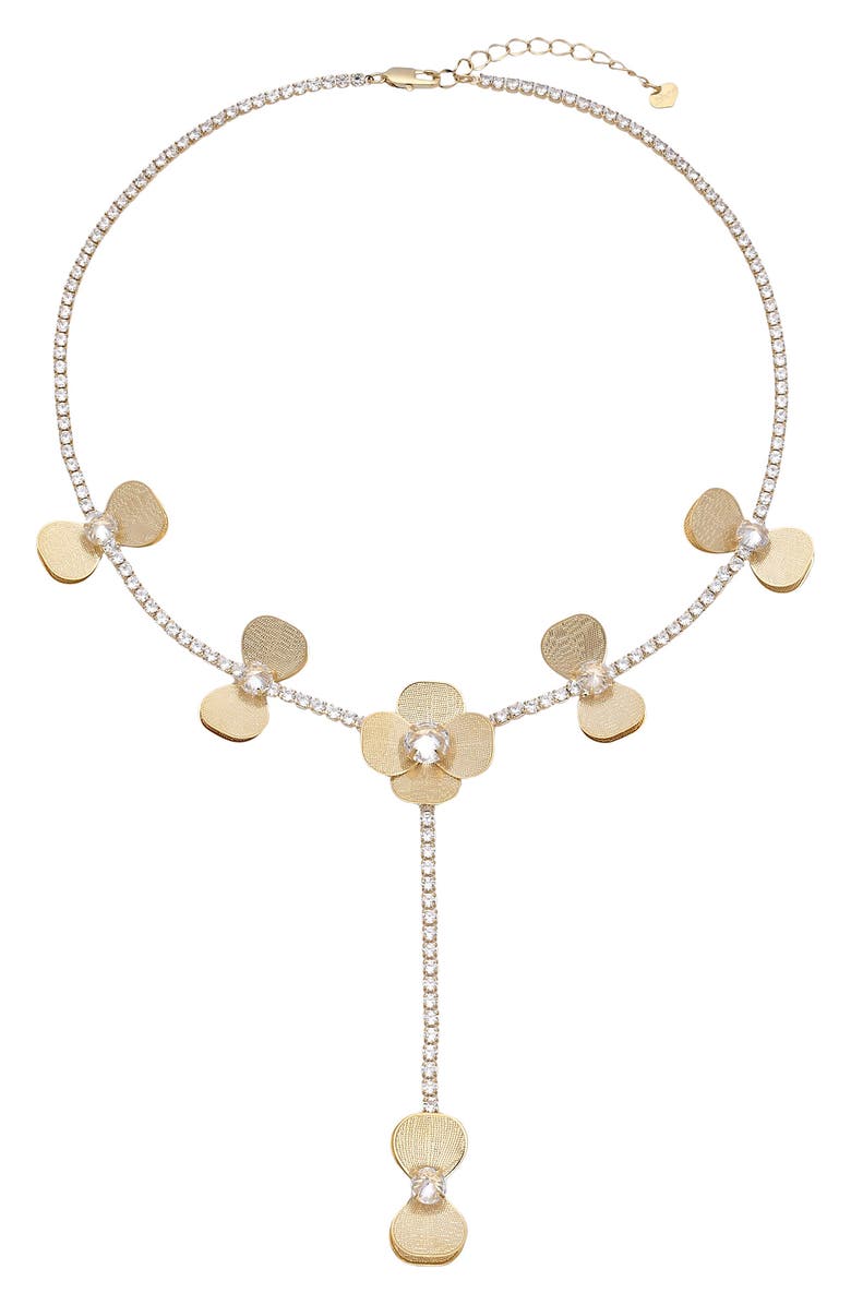 EYE CANDY LOS ANGELES Gabrielle Y-Necklace, Main, color, Gold