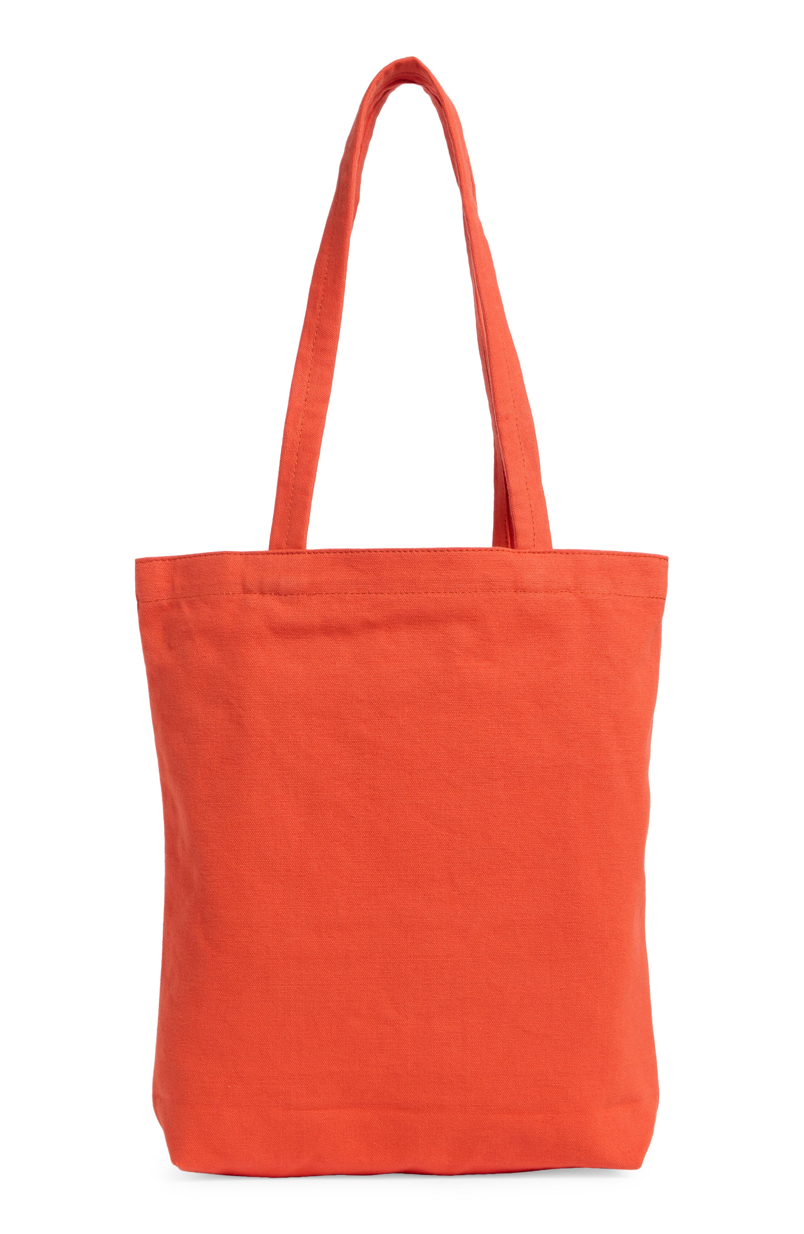 New Amsterdam Leatherworks Eden Canvas Tote Bag, Alternate, color, Papaya