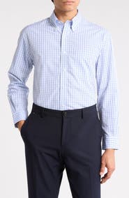 Brooks Brothers Regular Fit Plaid Non-Iron Cotton Dress Shirt