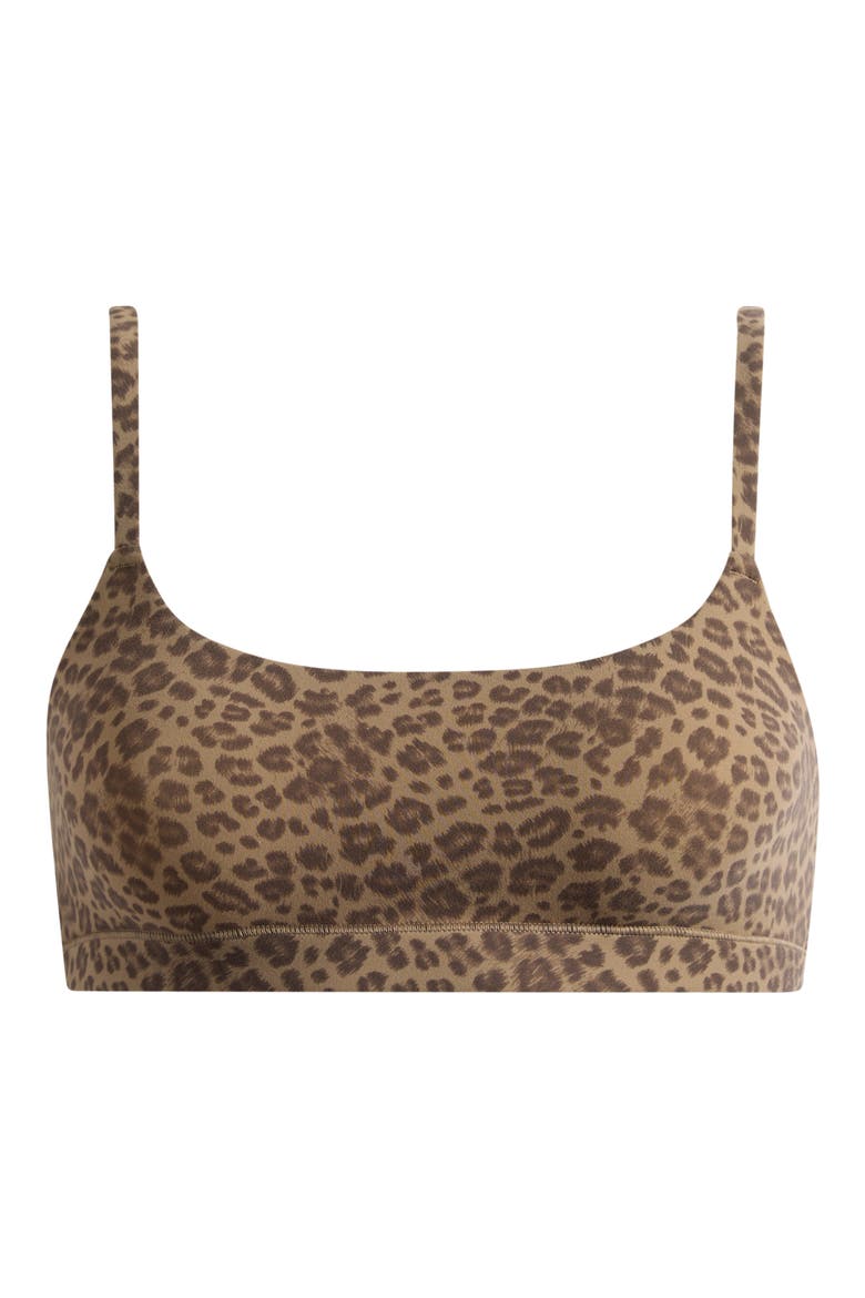 Fits Everybody Scoop Bralette, Main, color, DESERT LEOPARD INK PRINT