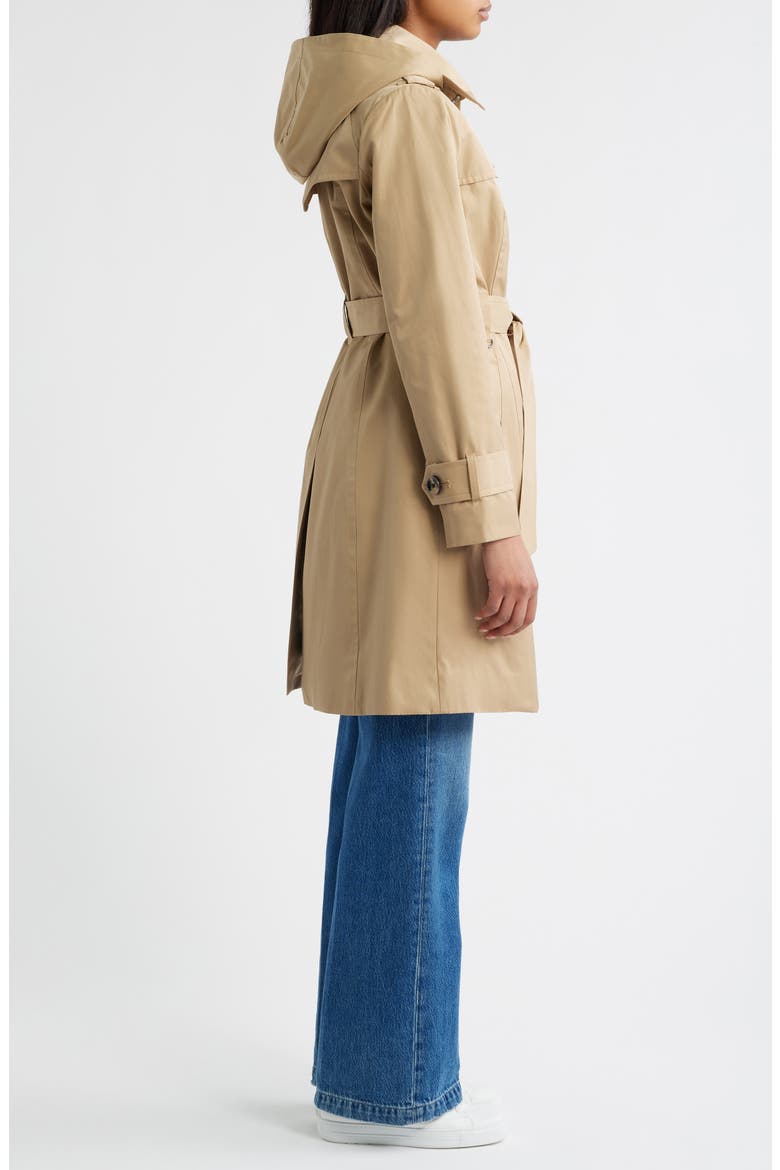 Double Breasted Trench Coat, Alternate, color, BR KHAKI
