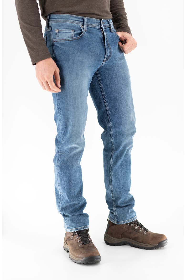 Slim Straight Fit Jeans, Alternate, color, FALLS LAKE