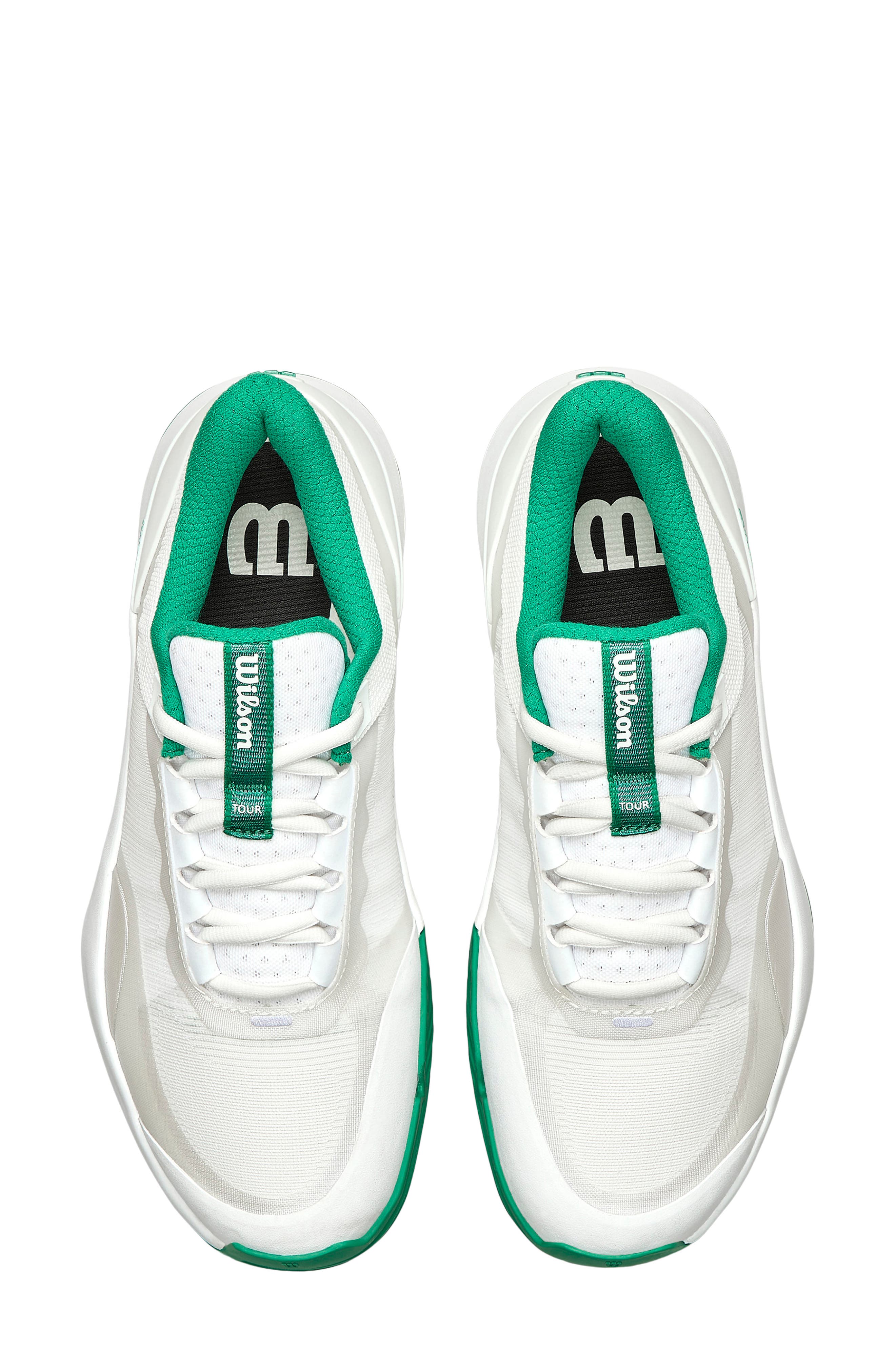 Intrigue Tour Padel Sneaker, Alternate, color, WHITE / WHITE / BOSPHORUS